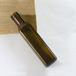 250ml Square Dark Glass Bottle For Olive Oil