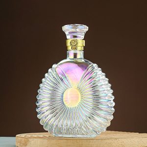 Colored Glass Liquor Decanter