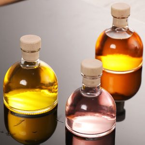 Mini Glass Liquor Bottles (2)