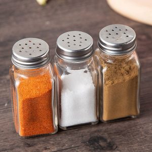 Glass Spice Shaker Bottles
