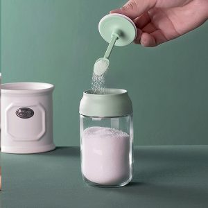 Spice Jar With Spoon Lid
