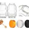 Bulk Glass Hexagon Honey Jars