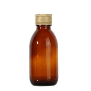 Liquid Medicine Bottle with Screw Lid
