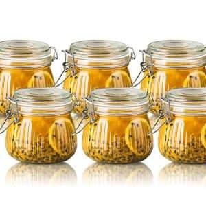 500ml Glass Jars With Clip Lids
