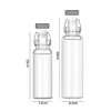 Clear Glass Water Bottles With Flip Top