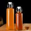 Glass Beverage Bottles With Flip Top