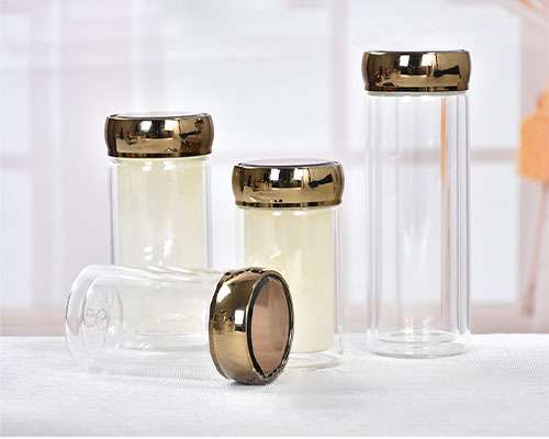 100ml 150ml 200ml Double Walled Glass Bottles for Honey