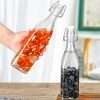 Square Swing Top Glass Bottles