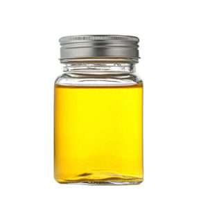 Square Glass Jar With Metal Lid