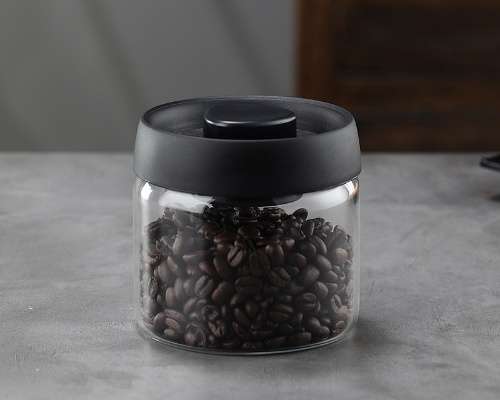 500-1800ml Clear Glass Coffee Jars