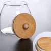 Storage Jars With Wooden Lids