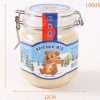 Hexagon Glass Honey Jar