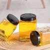 Square Glass Honey Jars