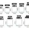 Square Glass Jars Wholesale