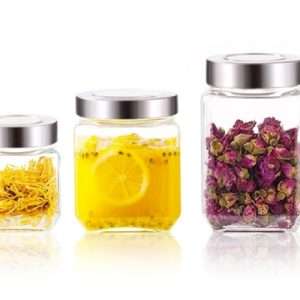 Square Glass Food Storage Containers
