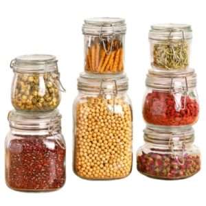 Square Glass Containers With Lids