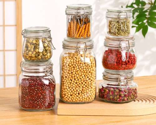 Square Glass Containers With Lids