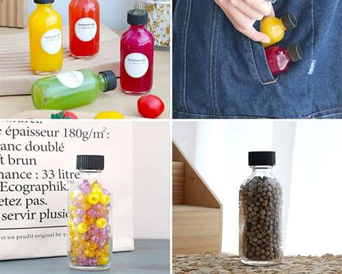 Mini Glass Soda Bottles